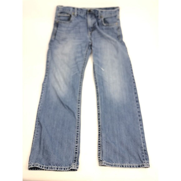 BKE Tyler Straight Medium Wash Jeans Men’s Size 33R X 31 Distressed - Picture 6 of 11